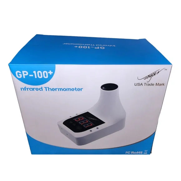 Infrared Thermometer Digital LCD Wall Mount Non Contact Temperature Alarm USB - Picture 4 of 6